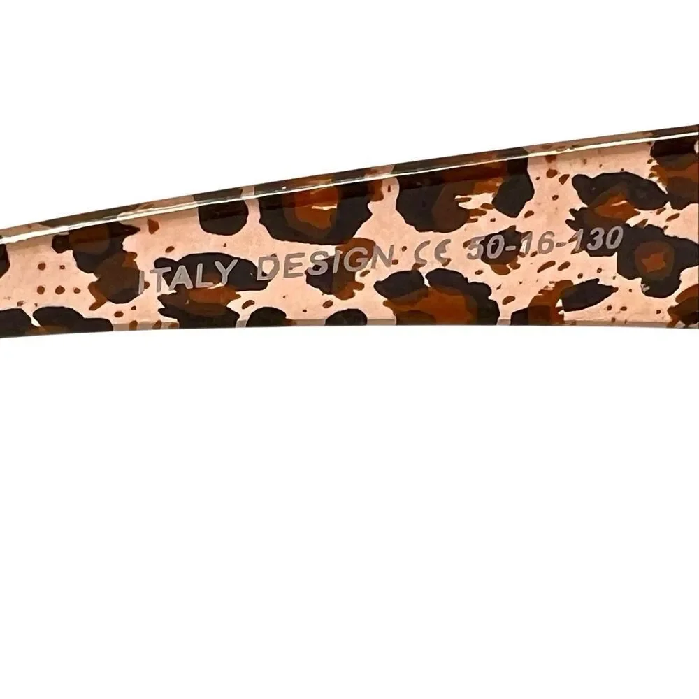 Swarovski Crystal Reading Glasses With Leopard Print New With Tags & Case +4.00